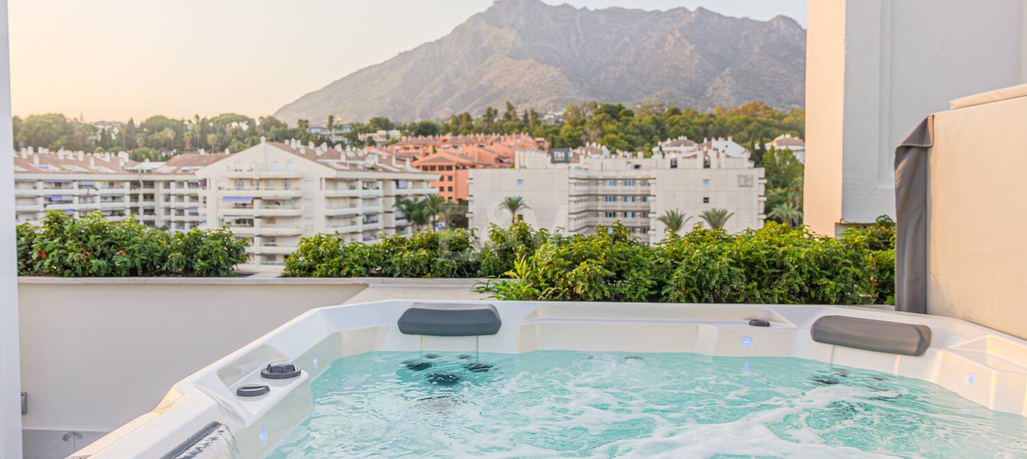 Fullständig renoverad takvåning i Golden Mile Marbella