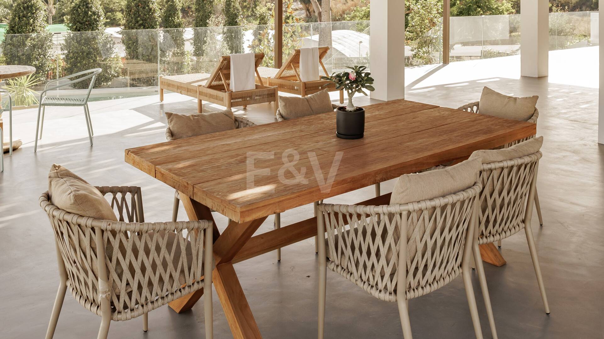 Style chic Boho de luxe Villa près de la plage sur le Golden Mile