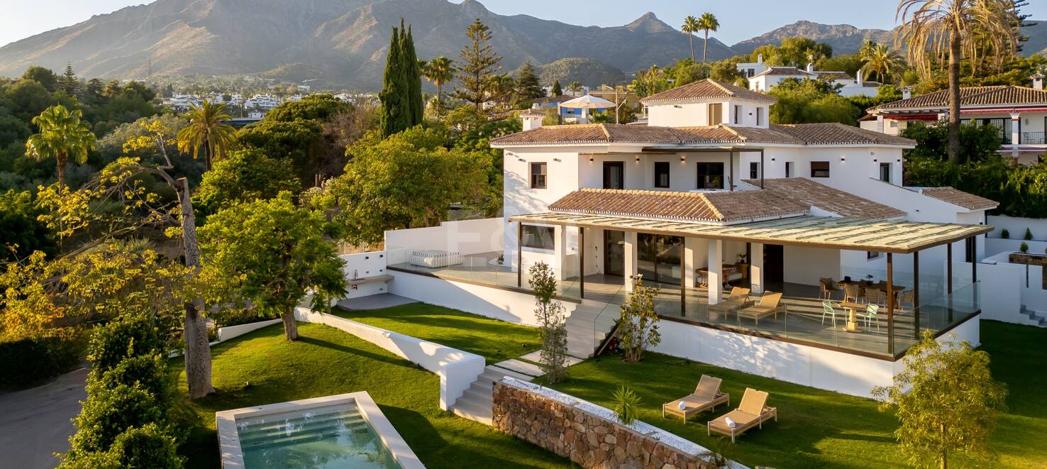 Style chic Boho de luxe Villa près de la plage sur le Golden Mile