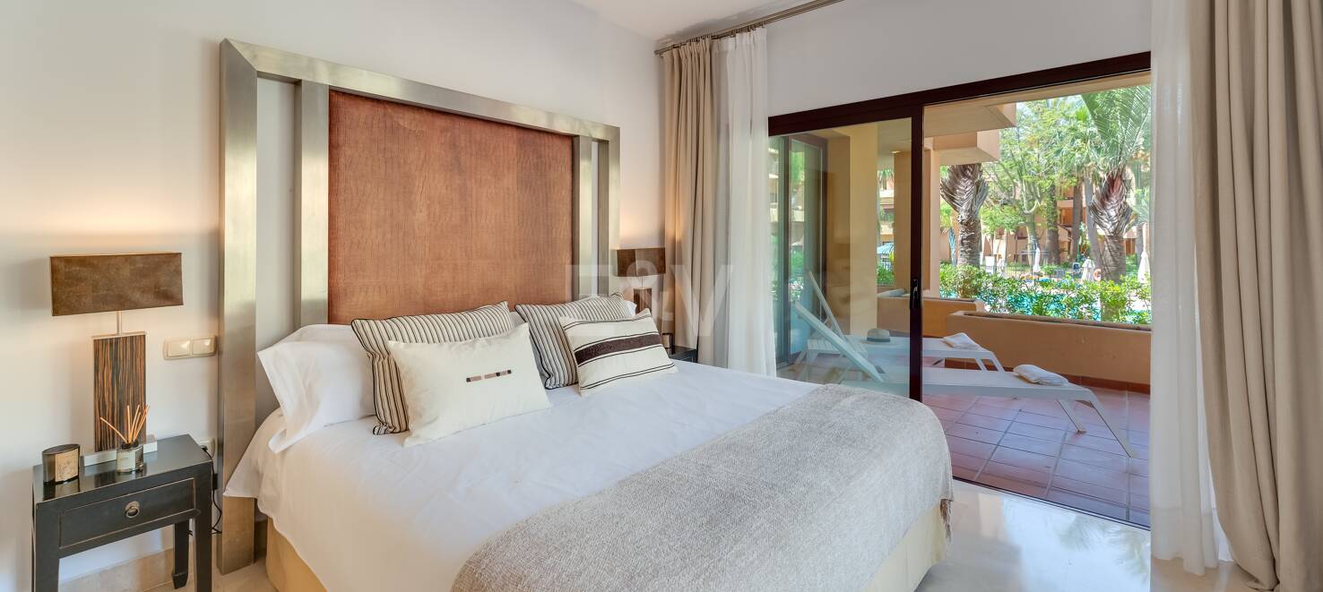 Apartamento en Planta Baja en Primera Línea de Playa en San Pedro