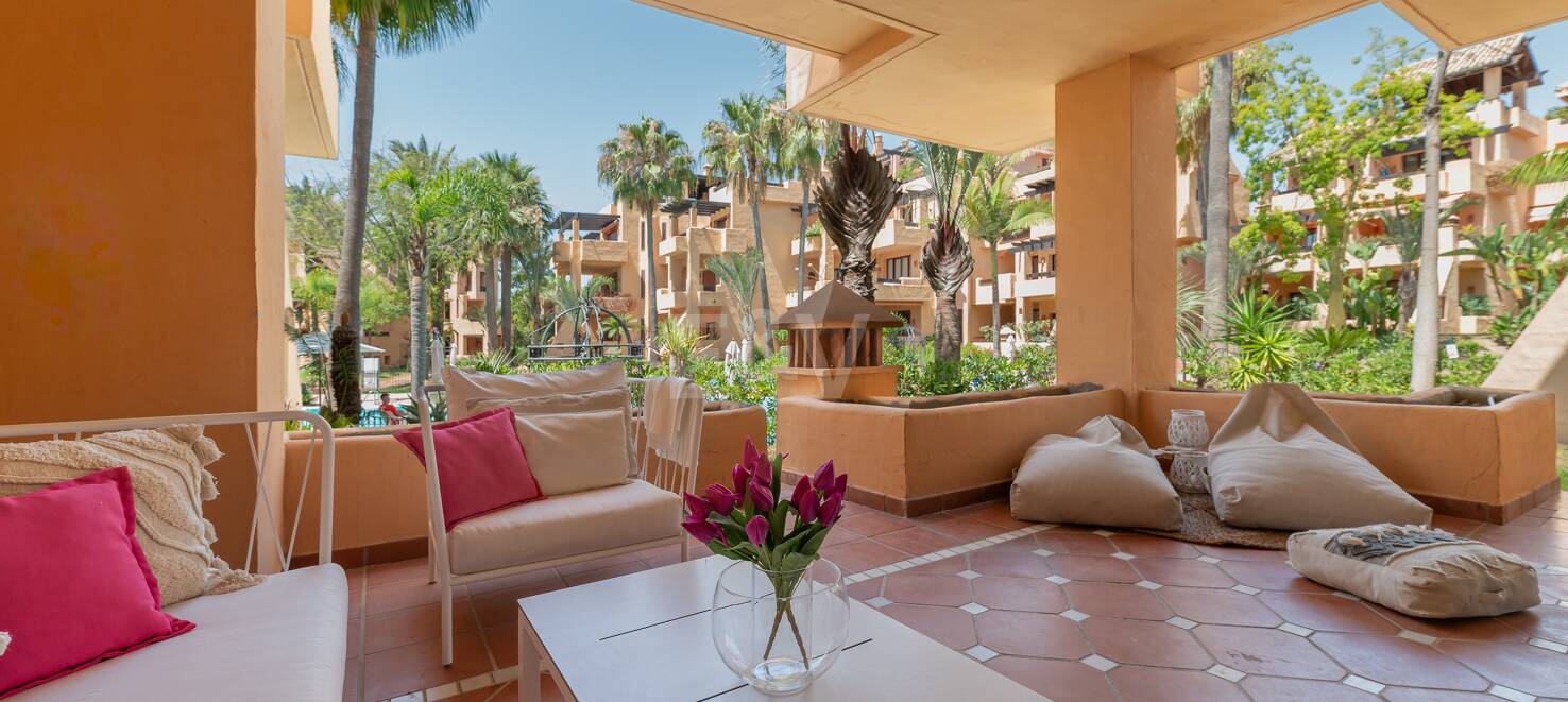 Apartamento en Planta Baja en Primera Línea de Playa en San Pedro