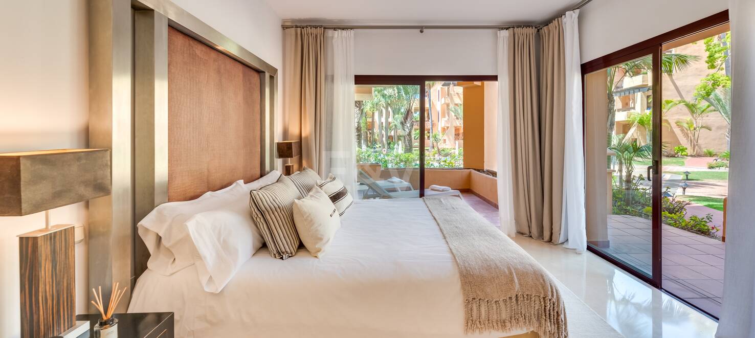 Apartamento en Planta Baja en Primera Línea de Playa en San Pedro