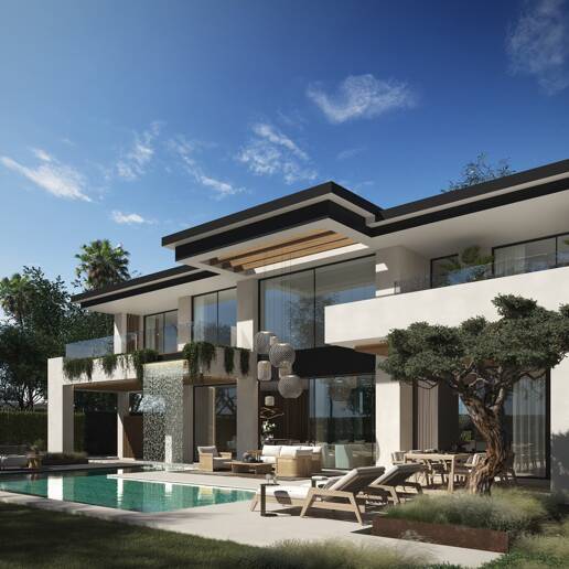 Elegant Villa in San Pedro Beach with Private Pool
