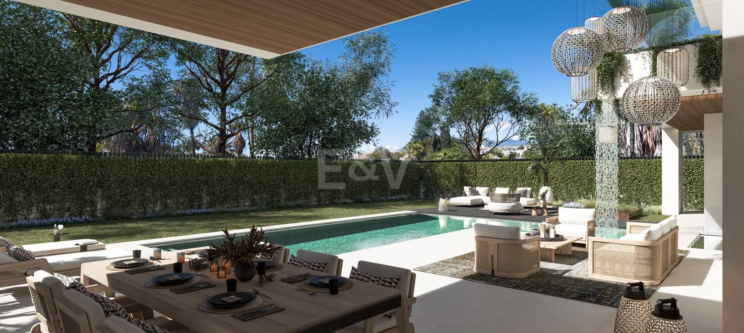 Elegant Villa in San Pedro Beach with Private Pool