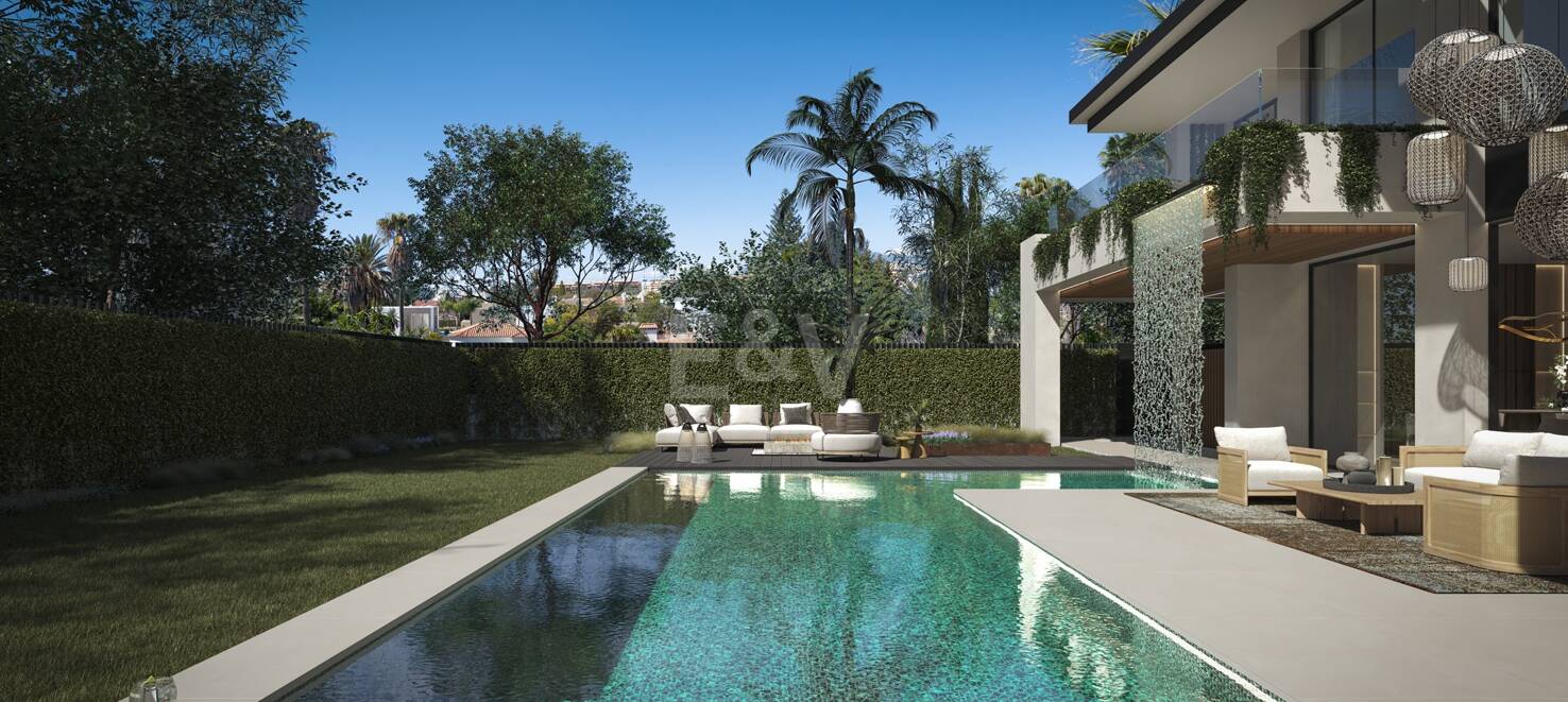 Elegant Villa in San Pedro Beach with Private Pool