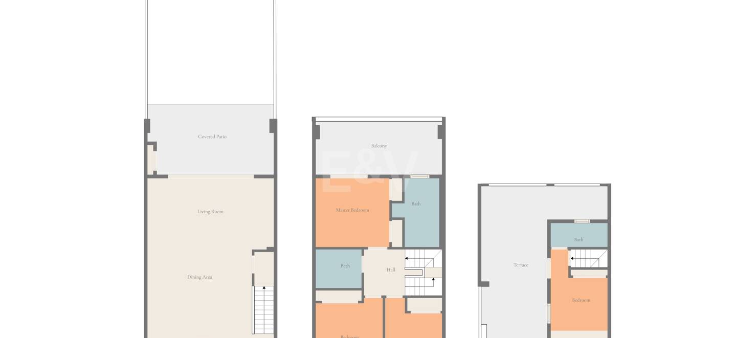 Frontline Townhouse with Direct Access to the Beach in Las Chapas Playa