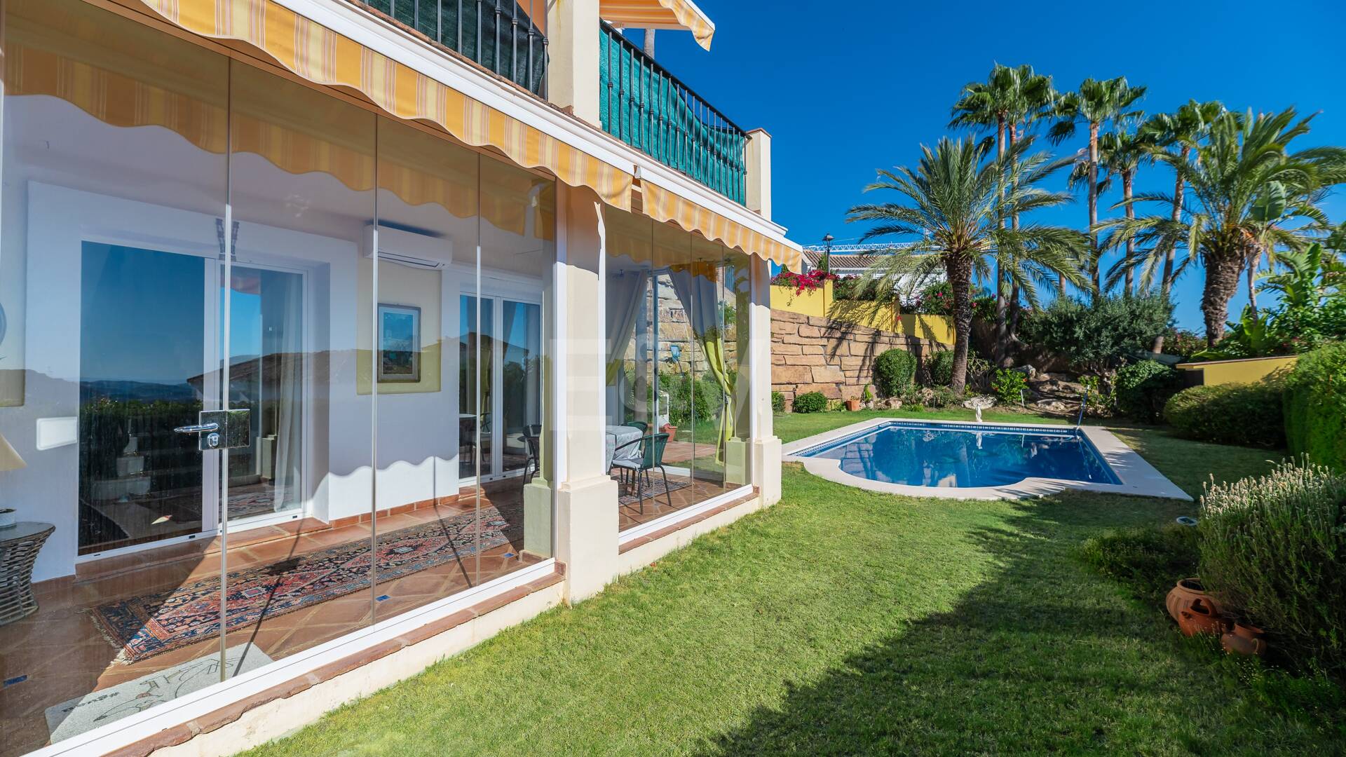 Luksusowa willa w Sierra Blanca Country Club z widokiem na basen i panoramę