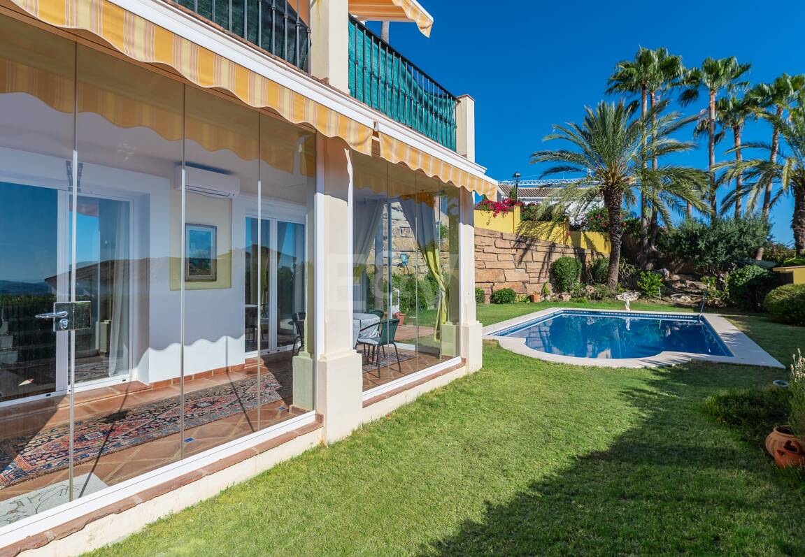 Luksusowa willa w Sierra Blanca Country Club z widokiem na basen i panoramę