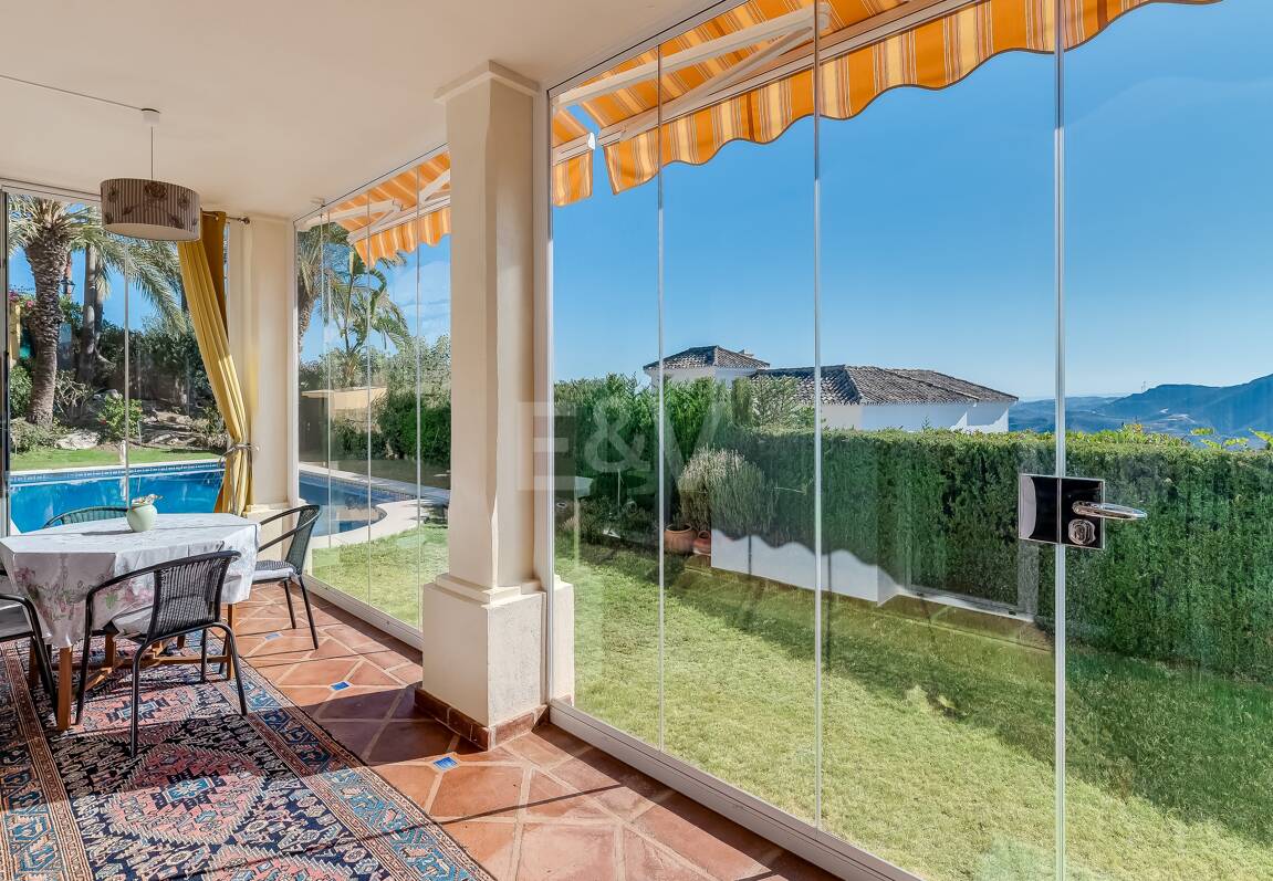 Luksusowa willa w Sierra Blanca Country Club z widokiem na basen i panoramę