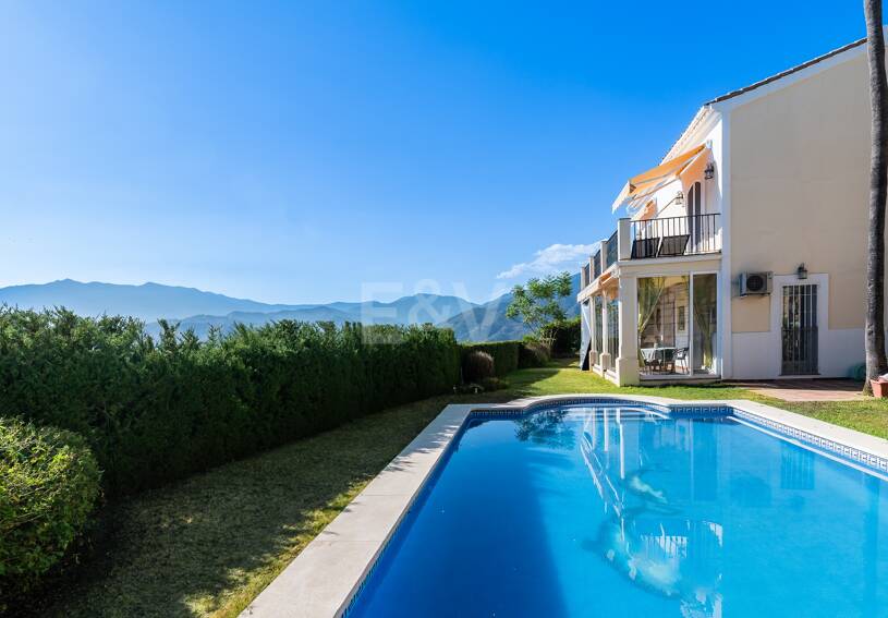 Luksusowa willa w Sierra Blanca Country Club z widokiem na basen i panoramę