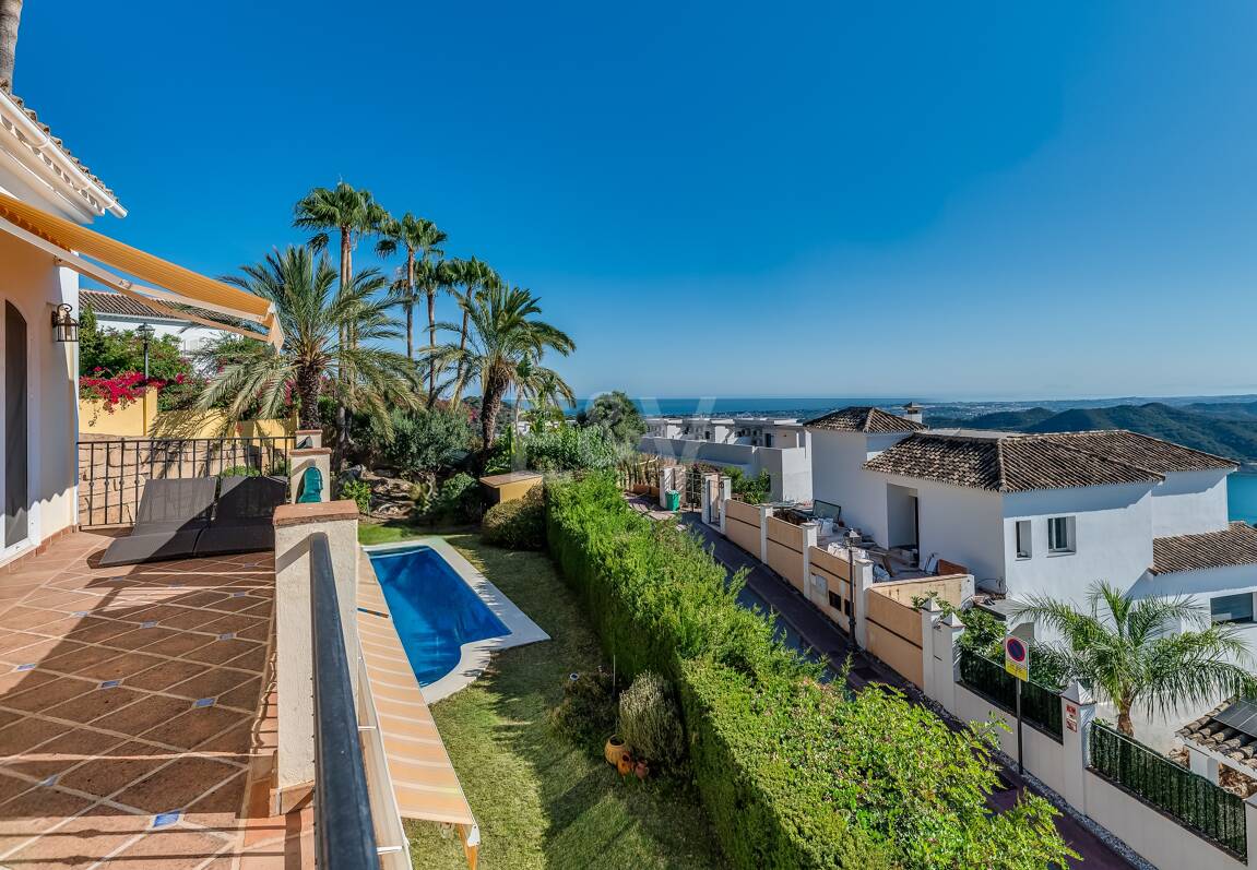 Luksusowa willa w Sierra Blanca Country Club z widokiem na basen i panoramę