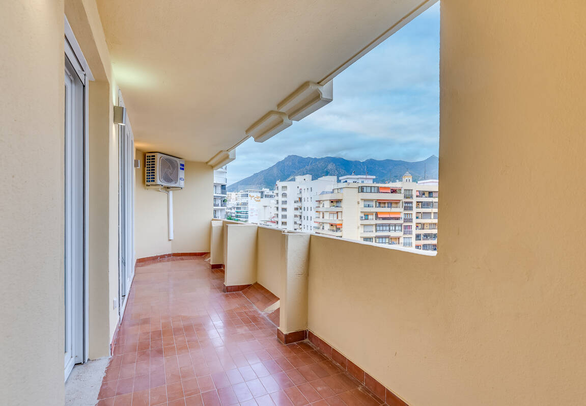 Gemütliche Strandwohnung im Zentrum von Marbella, 30 m vom Meer entfernt, zur Langzeitmiete verfügbar