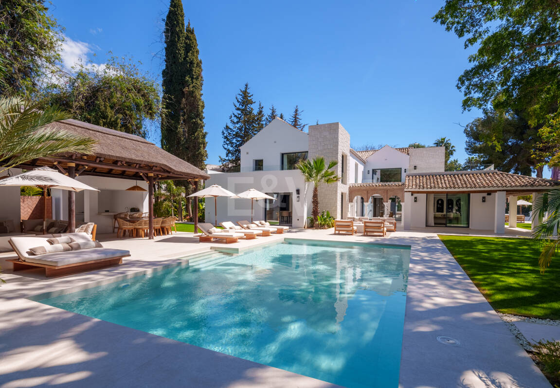 Lyxvilla i prestigefyllda Las Brisas, Nueva Andalucia