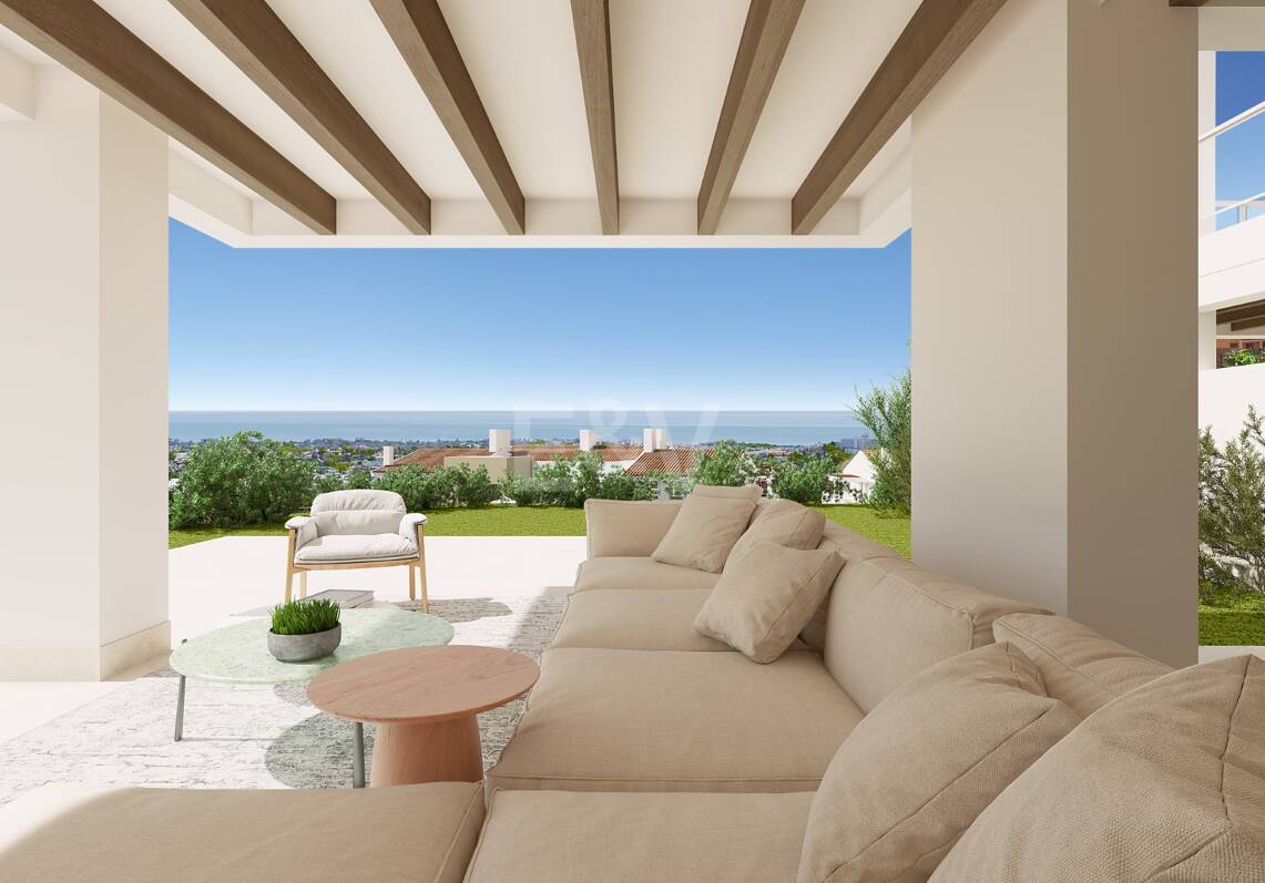 Neubau Luxuswohnung in Paraiso Alto mit Meer- und Golfblick