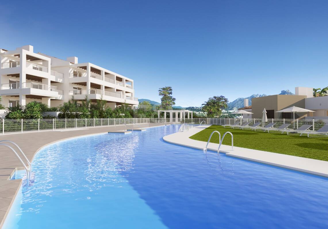 Neubau Luxuswohnung in Paraiso Alto mit Meer- und Golfblick