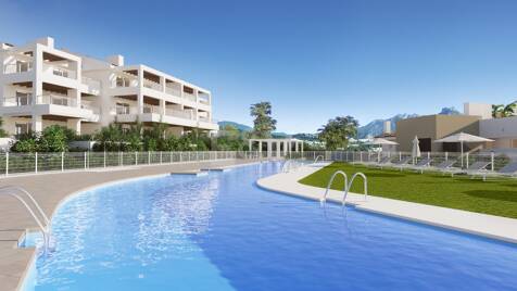 Nowy luksusowy apartament w Paraiso Alto z widokiem na morze i Golf