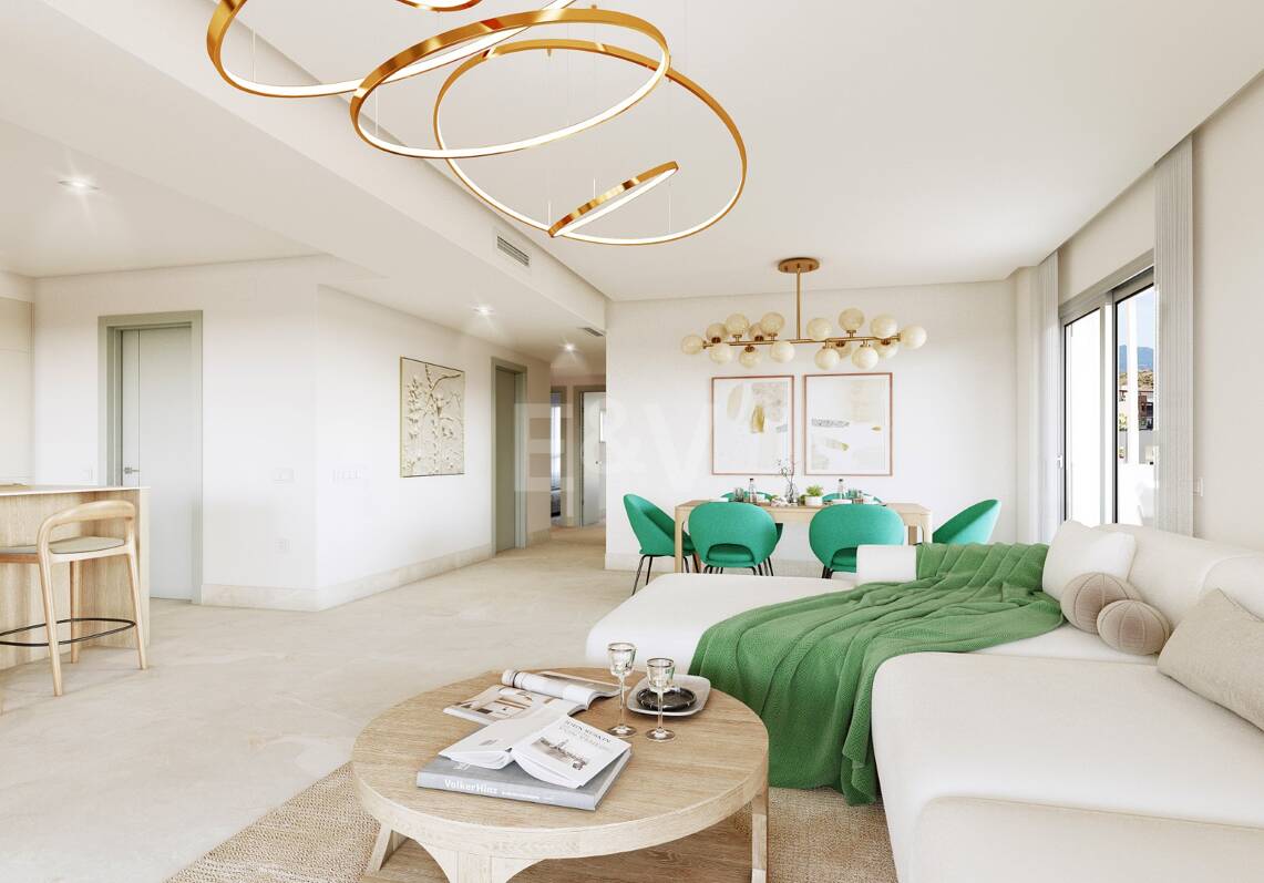 Neubau Luxuswohnung in Paraiso Alto mit Meer- und Golfblick