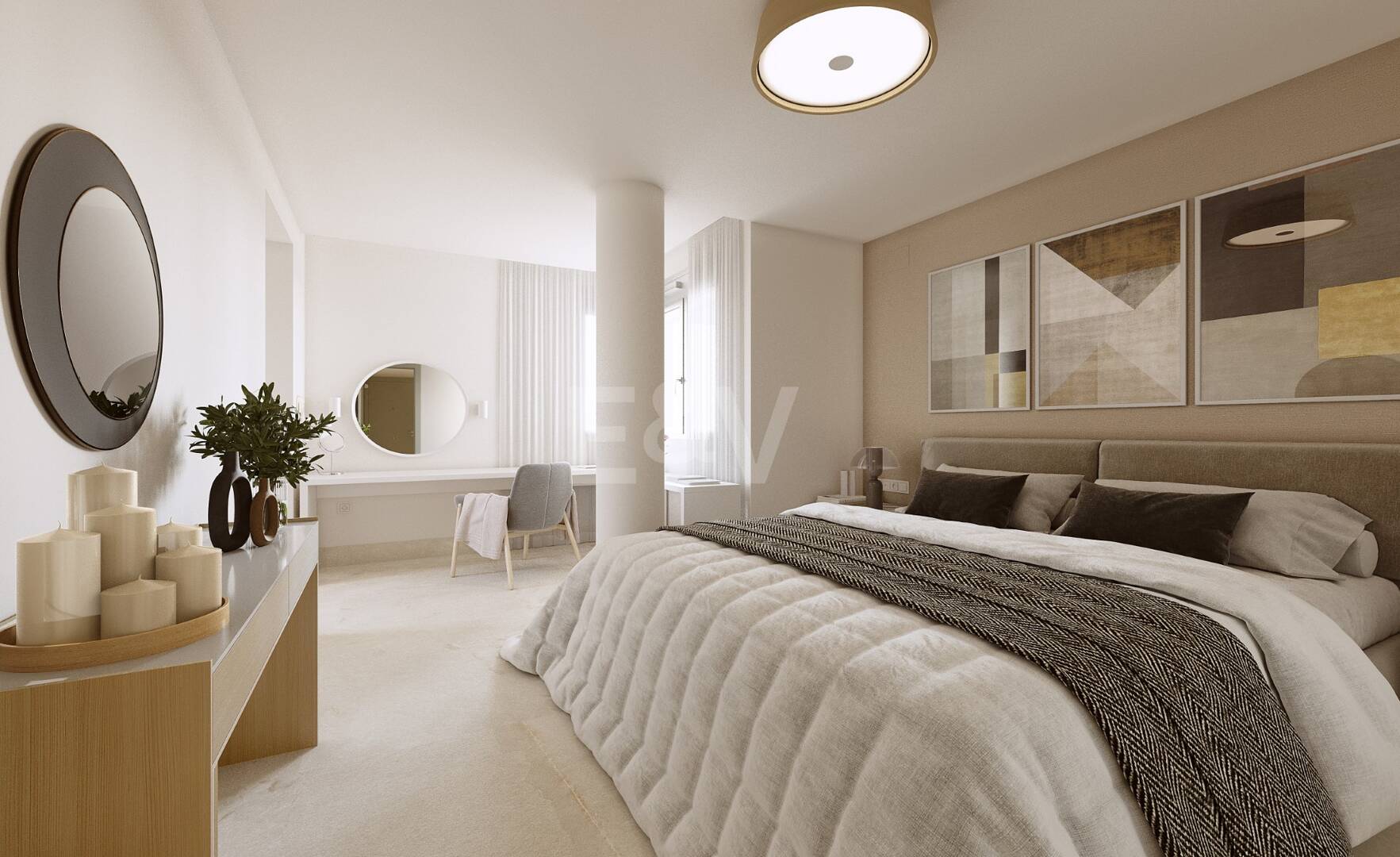 Nowy luksusowy apartament w Paraiso Alto z widokiem na morze i Golf