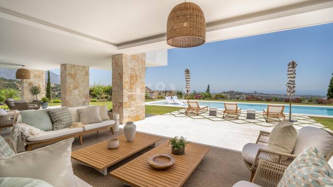 Lyxig Brand New Villa med havsutsikt i la Quinta inom en gated community