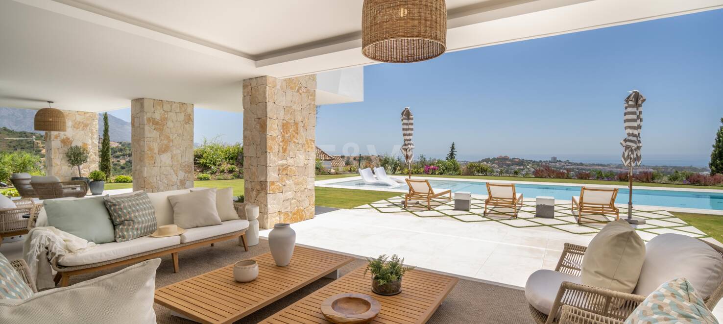Lyxig Brand New Villa med havsutsikt i la Quinta inom en gated community