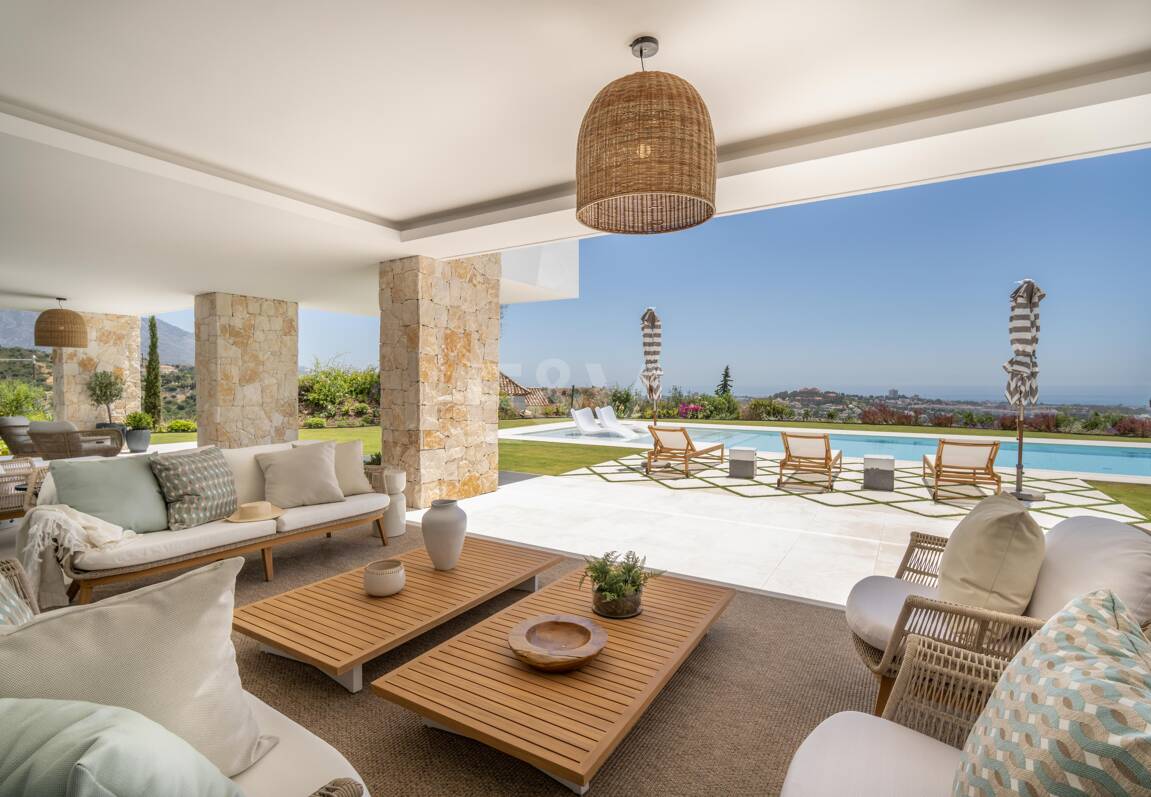 Lyxig Brand New Villa med havsutsikt i la Quinta inom en gated community