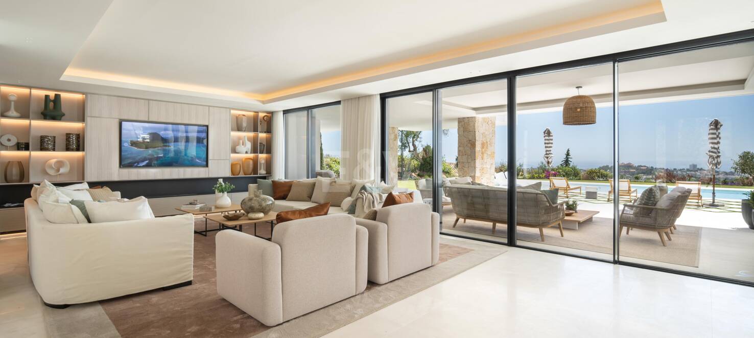 Lyxig Brand New Villa med havsutsikt i la Quinta inom en gated community