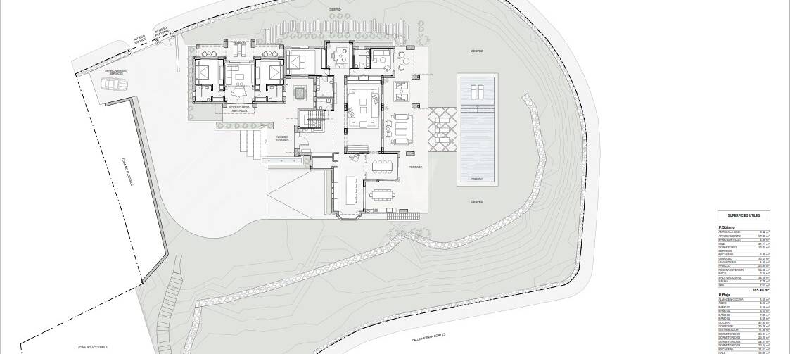 Lyxig Brand New Villa med havsutsikt i la Quinta inom en gated community