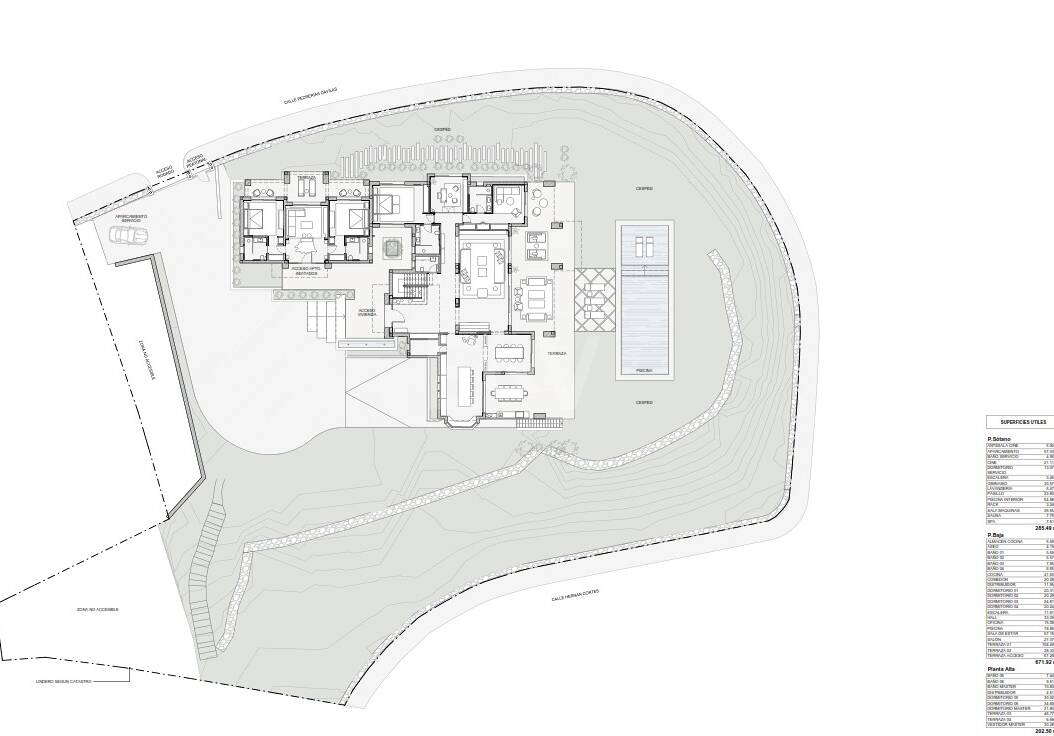 Luxurious Brand New Villa with Sea Views in la Quinta within a Gated Community