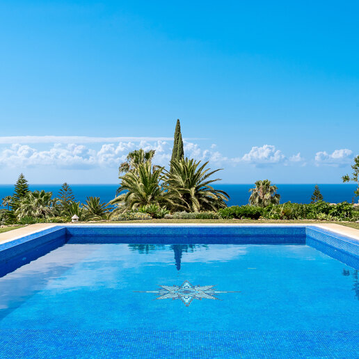 Ibiza-Style Villa i Hacienda Las Chapas med tropisk trädgård