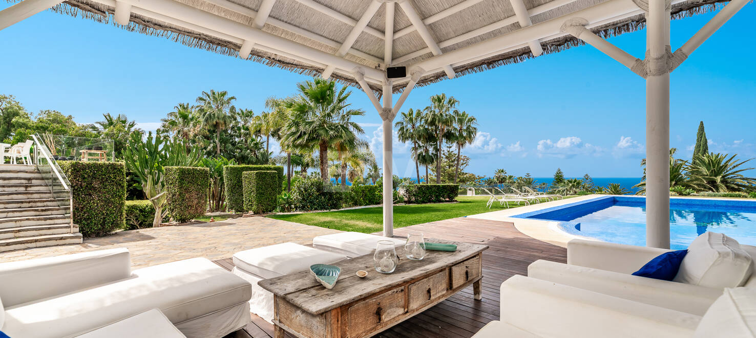 Ibiza-Style Villa in Hacienda Las Chapas with Tropical Garden