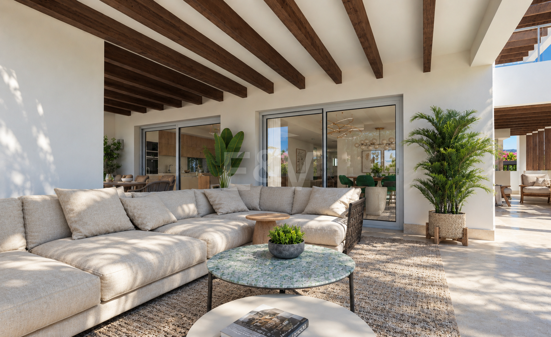 Appartement élégant à Paraiso Alto avec vue sur la mer et le golf