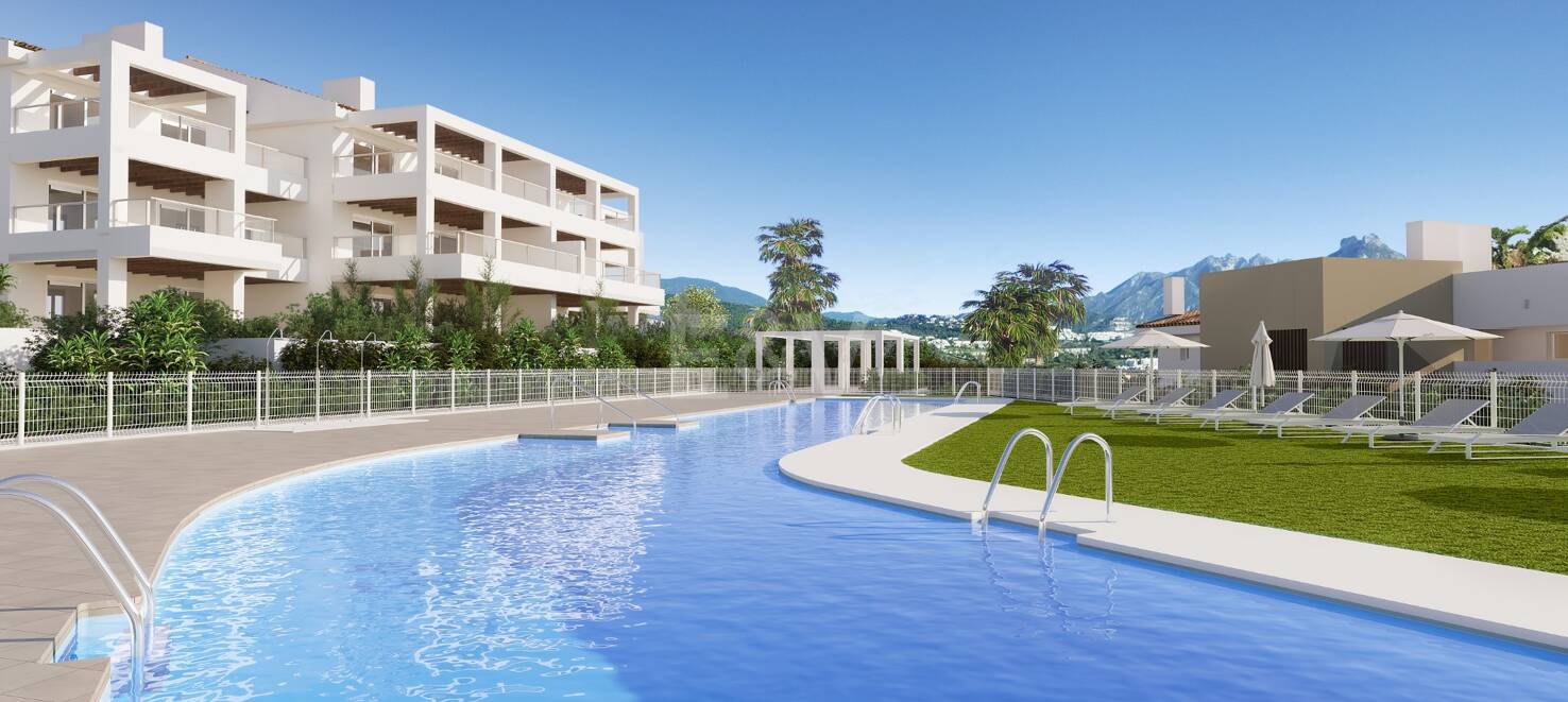 Stylish New Apartment in Paraiso Alto with Sea and Golf Views