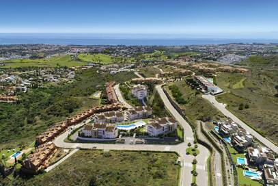 Appartement élégant à Paraiso Alto avec vue sur la mer et le golf