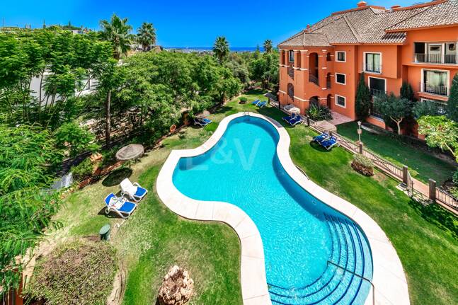 Rymlig lägenhet med havsutsikt i La Quinta Golf Resort