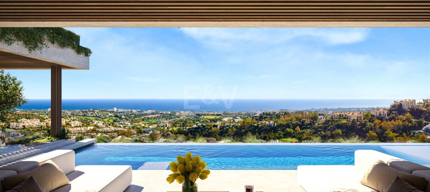 Brandneue Luxusvilla in La Quinta mit außergewöhnlichem Panorama-Meerblick
