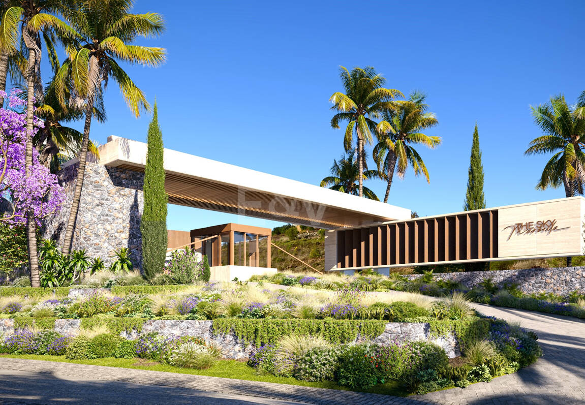 Villa de luxe moderne avec vue panoramique sur la mer dans la communautéated