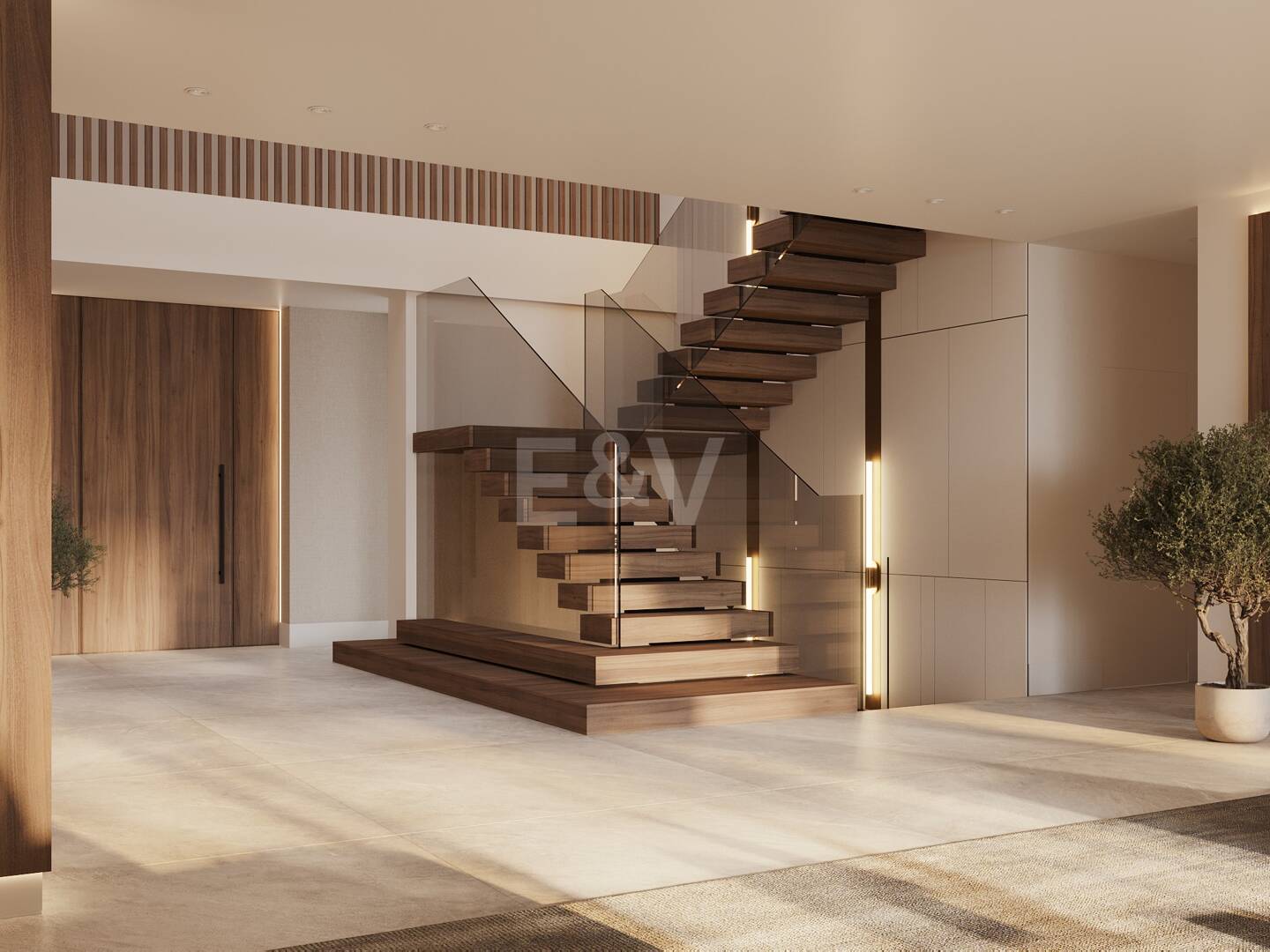 Modern lyx Villa med panoramautsikt över havet i Gated Community