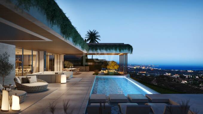 Brand New Villa med spektakulärt hav Utsikter som anges i en Picturesque Gated Community