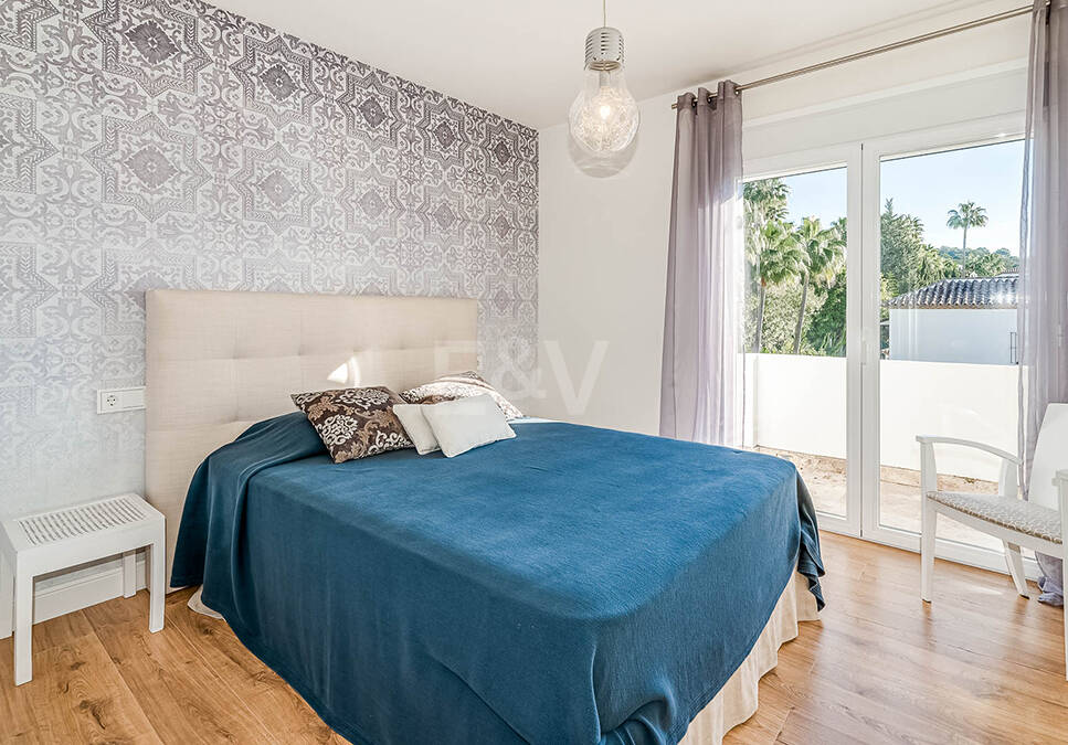 Modern Andalusian villa in Nueva Andalucia in a gated community