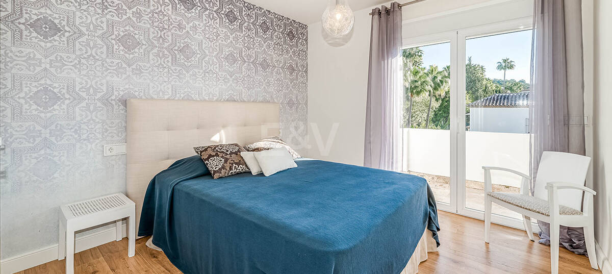 Modern Andalusian villa in Nueva Andalucia in a gated community