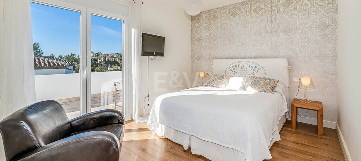 Modern Andalusian villa in Nueva Andalucia in a gated community
