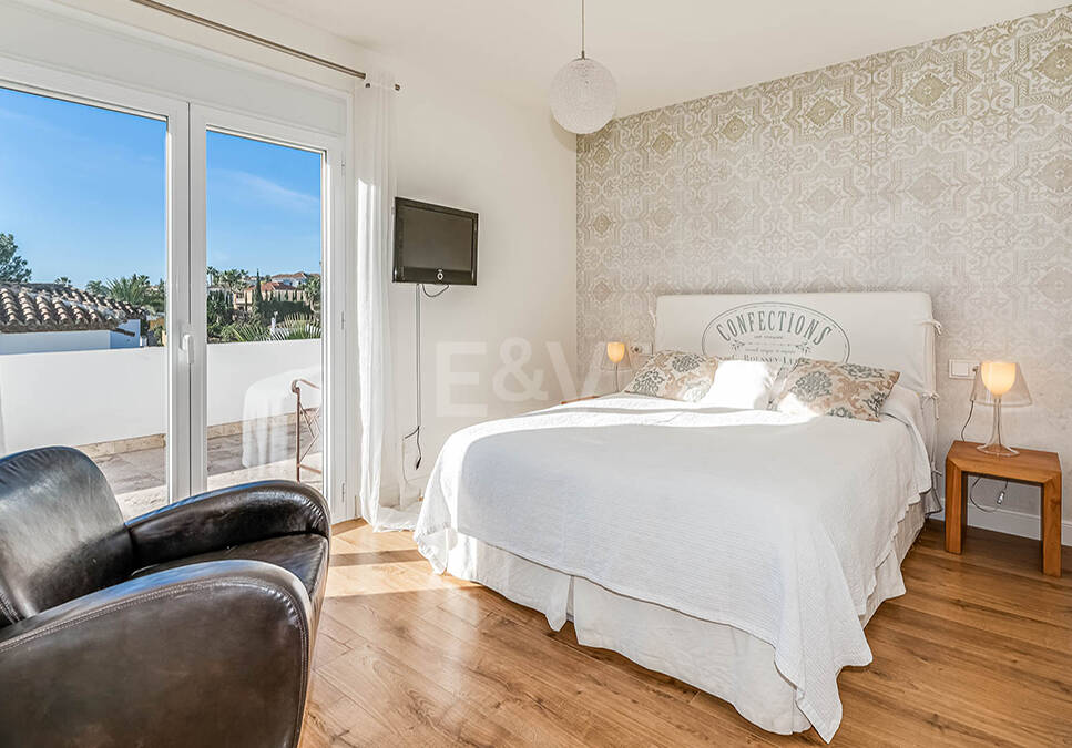 Modern Andalusian villa in Nueva Andalucia in a gated community