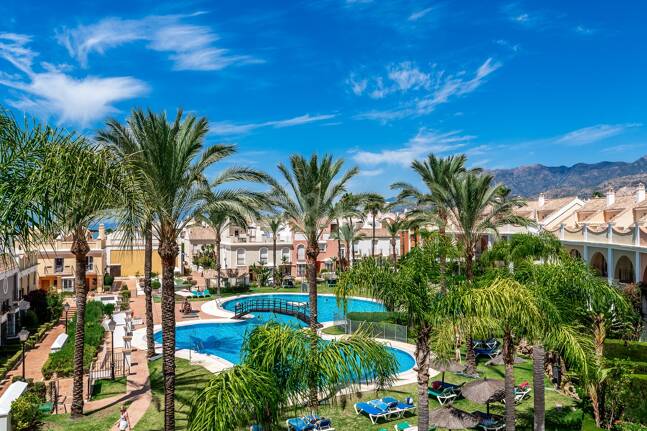 Beachfront Townhouse i Bahía de Marbella