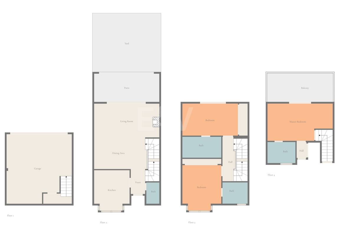 Beachfront Townhouse i Bahía de Marbella