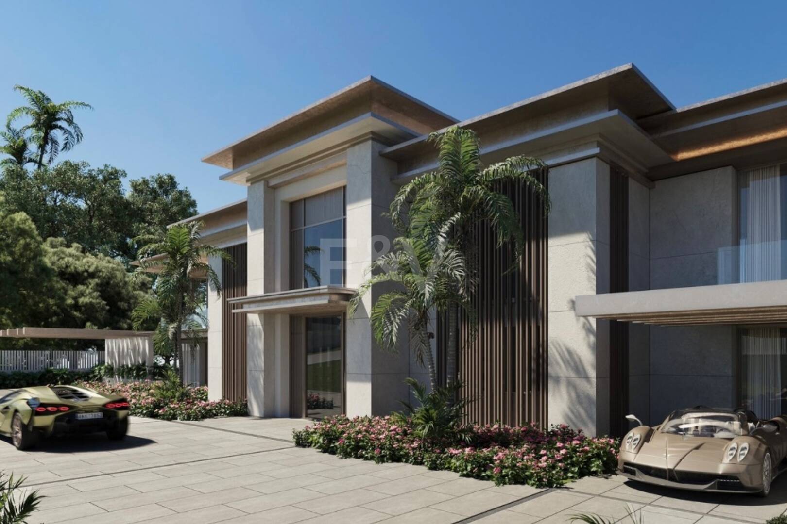 Front Line Golf Plot w Gated Community Los Flamingos Golf