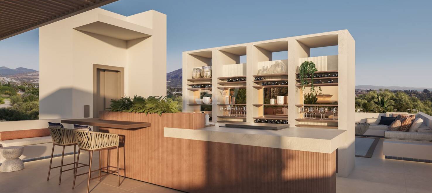 Signatur villa projekt i en exklusiv gated community