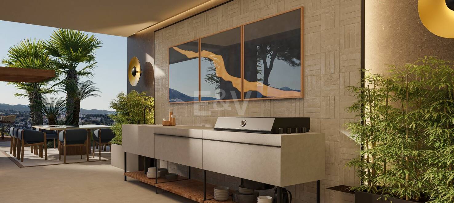Signatur villa projekt i en exklusiv gated community
