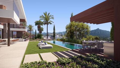 Signatur villa projekt i en exklusiv gated community