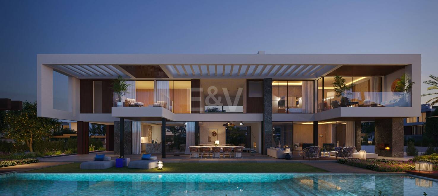 Signatur villa projekt i en exklusiv gated community