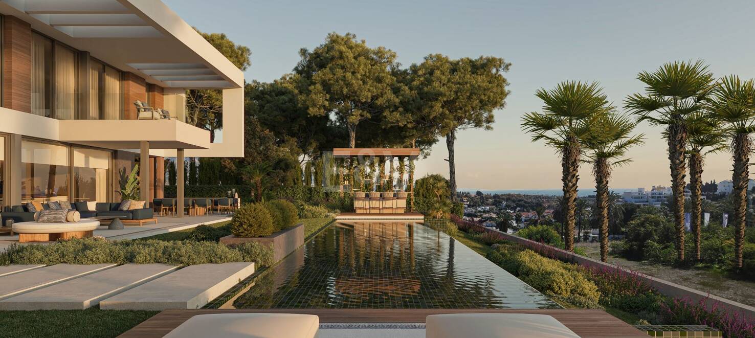 Signatur villa projekt i en exklusiv gated community